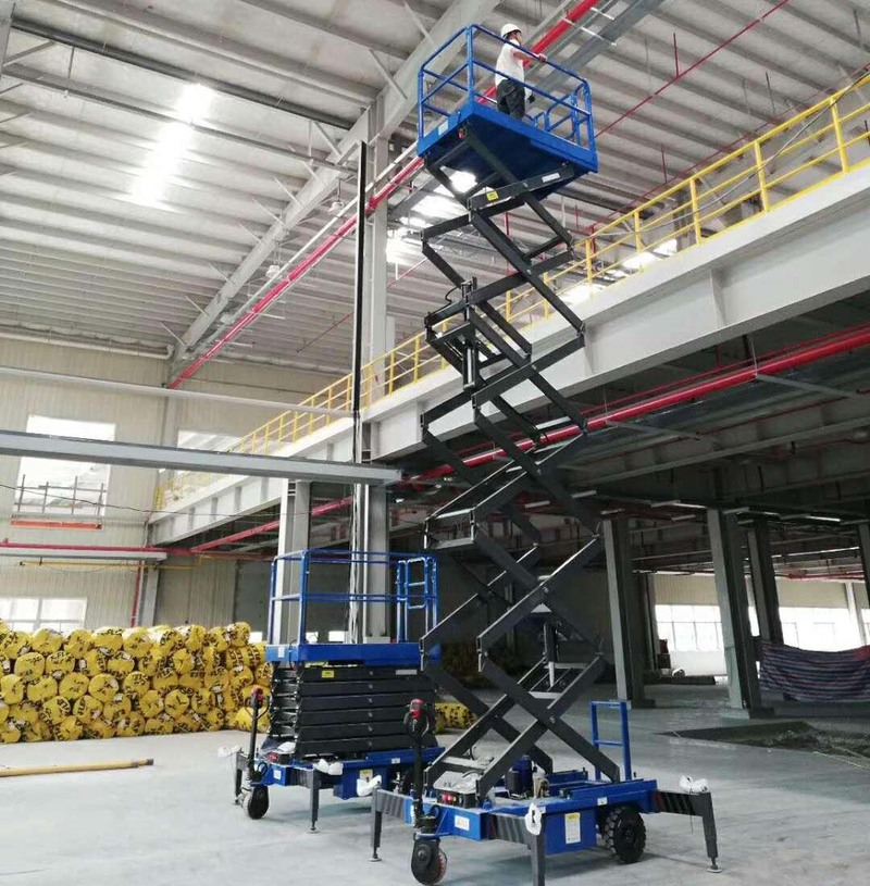 东营助力行走剪叉式高空作业平台