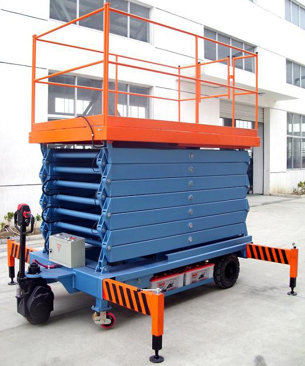 东营助力行走剪叉式高空作业平台